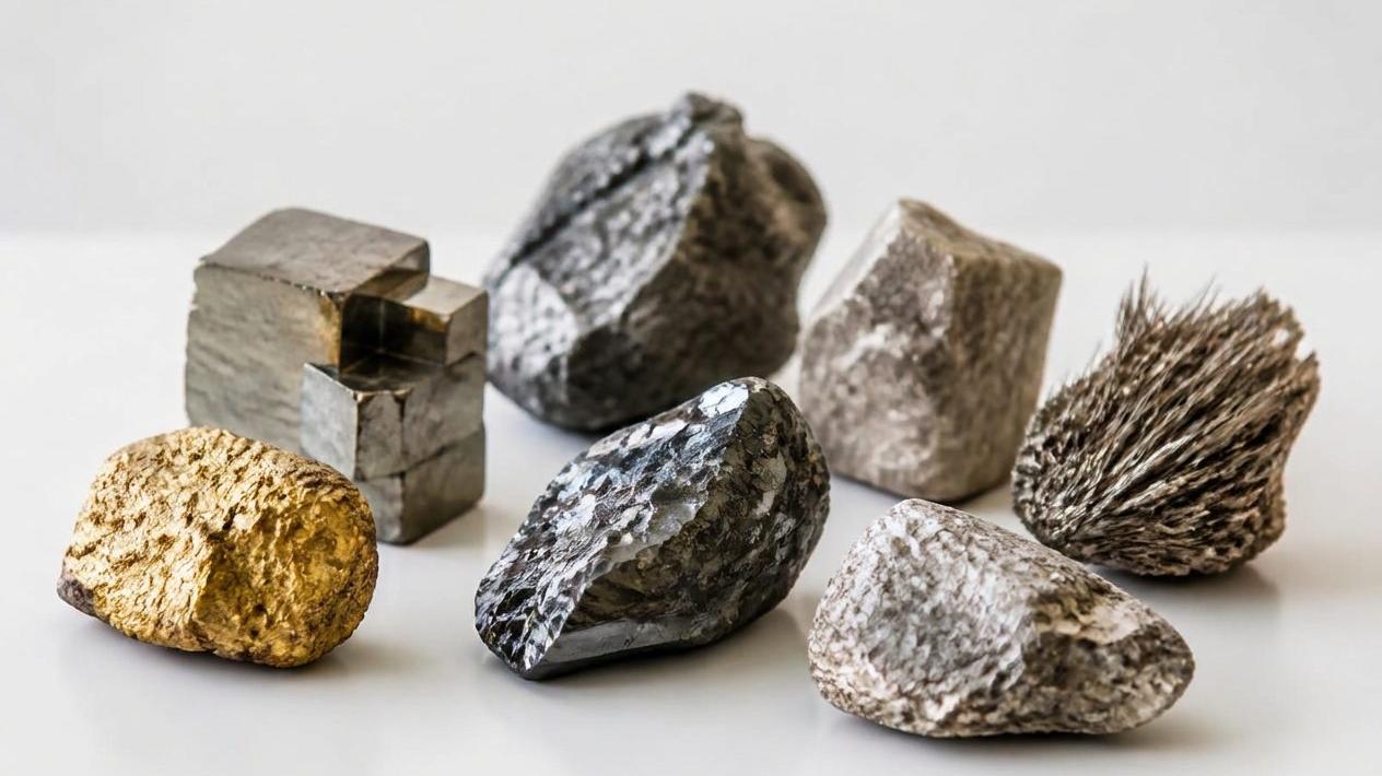 Strategic mineral samples